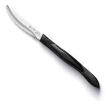 Cutco Model 1759 Table Knife with Double-D Serrated Edge - 3.4 High Carbon Stainless Steel Blade, Dark Brown Handle