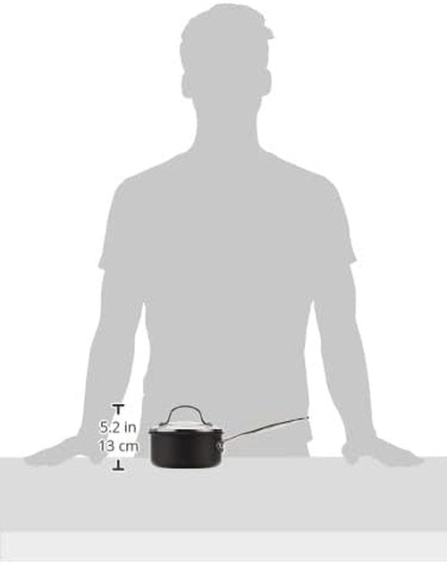 Cuisinart 1-Quart Nonstick Hard Anodized Saucepan with Cover - Chef's Classic Design