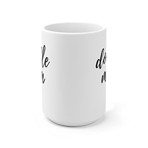 Panvola Doodle Mom Dog Lover Gifts Mug 15oz White