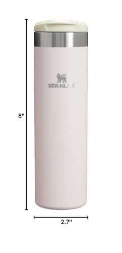 Stanley AeroLight 20 oz Insulated Stainless Steel Water Bottle Rose Quartz with Locking Lid