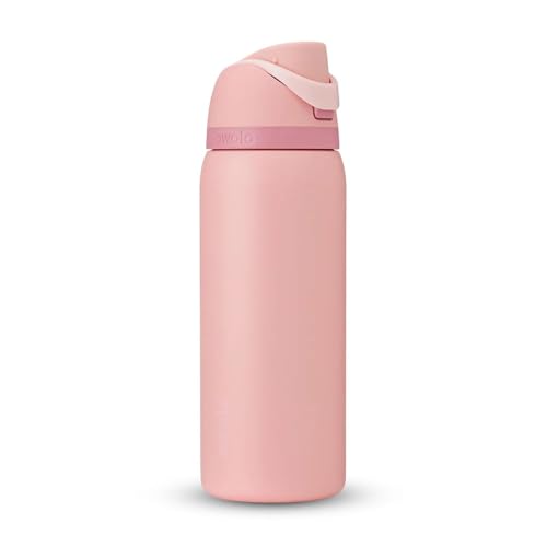 Owala FreeSip Rose Quartz Water Bottle 32 oz - Leak-Proof, Insulated, BPA-Free