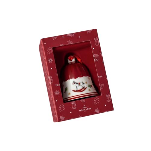 Villeroy & Boch Toy's Delight Christmas Bell Decorated Ornament - 7cm