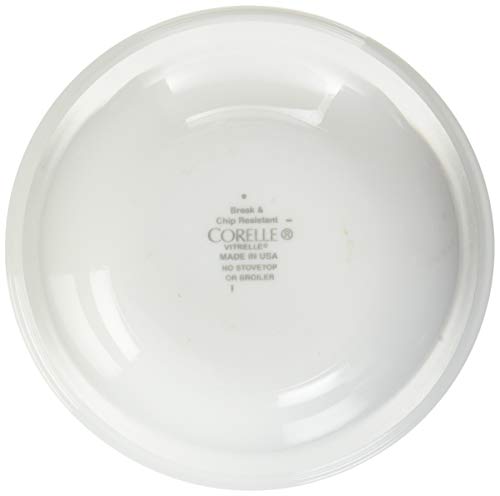 12oz Dessert Bowl Set of 8 - Chip & Crack Resistant White Glass Bowls