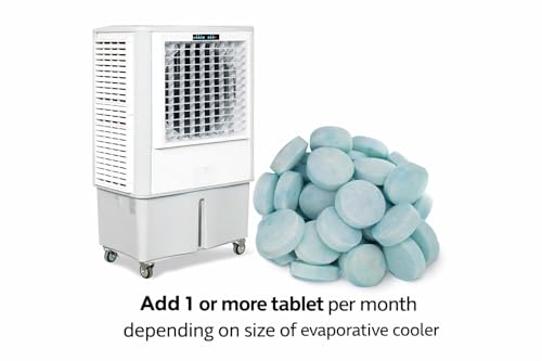 EVAP-O-MATIC Swamp Cooler Tablets - 12 Drop-In Cleaner & Odor Preventer