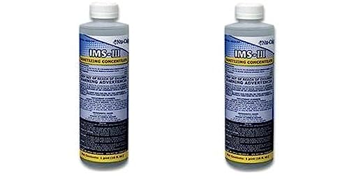 Nu-Calgon IMS-II Ice Machine Sanitizer 16 Fl Oz - 2 Pack for Equipment Maintenance
