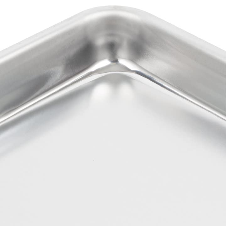Vollrath (5220) Wear-Ever Collection Quarter-Size Sheet Pans, Set of 2 (9 1/2-Inch x 13-Inch, Aluminum)