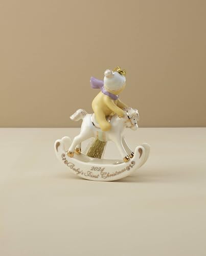 Lenox 895777 2024 Winnie The Pooh Baby's 1st Christmas Tree Ornament