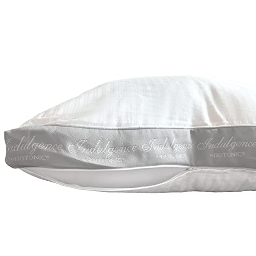 Indulgence Side Sleeper Pillow 36x20 King with Removable Cotton Cover - Firm Support