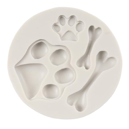 Cat Paw Dog Silicone Molds Bone Fondant