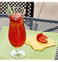 G.E.T. HUR-1-CL Carefree Shatterproof Cocktail/Hurricanes Glasses, 15 oz set of 12.