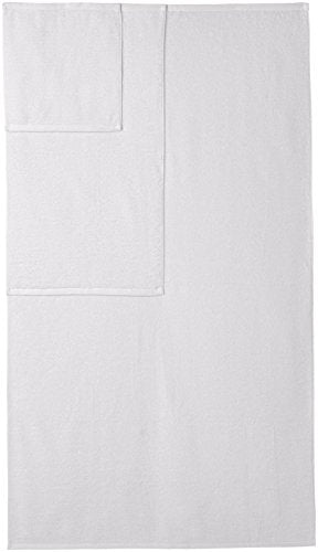 8-Piece Cotton Towel Set - White Bath Hand Washcloths - Quick-Dry & Soft