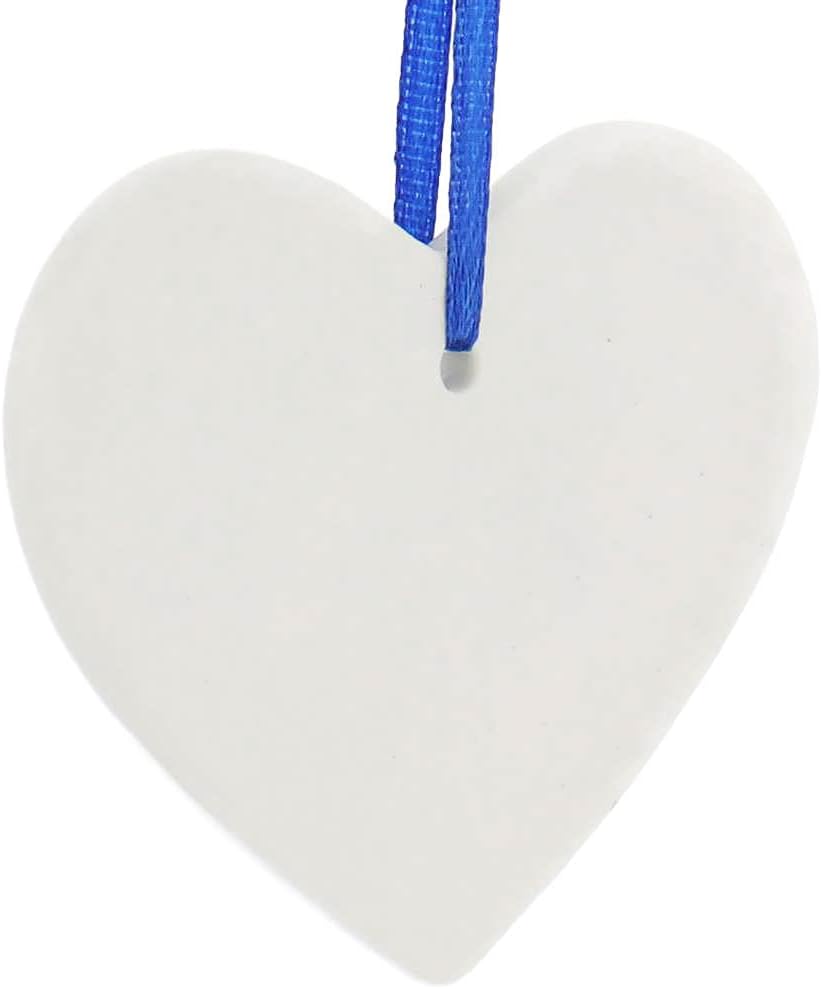 Porcelain Delft Blue Heart Tree Star Ornaments - 3 Pack Assorted by Kurt Adler