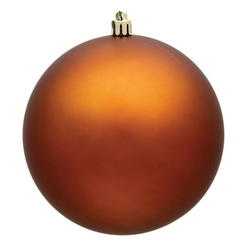 Vickerman 3-Inch Matte Copper Plastic Holiday Ornament Set of 12
