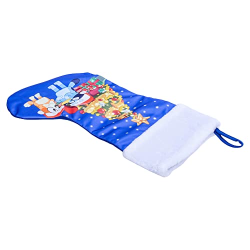 Bluey Bingo with Tree Stocking (Blue) 19-Inch Kurt Adler Official Christmas Stocking