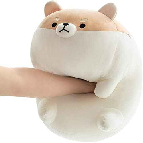 Auspicious beginning Shiba Inu Plushie Stuffed Animal Corgi Plush Cute Dog Plushies Toy Anime Corgi Shiba Plush Kawaii Plushies Dog Soft Pillow, Plushie Toy Birthday Gifts for Boys Girls