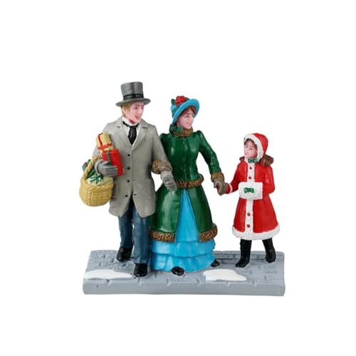 Lemax Christmas Village Figurine Family Shopping Eve #42315
