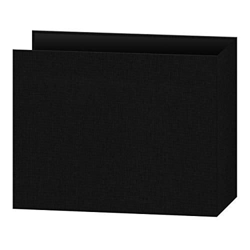 Pioneer T12CBF-BK 12-Inch by 12-Inch Fabric 3-Ring Binder Album with Window, Black