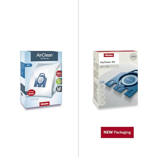 Miele GN AirClean Vacuum Cleaner Dust Bags & Filters 2-Box Bundle