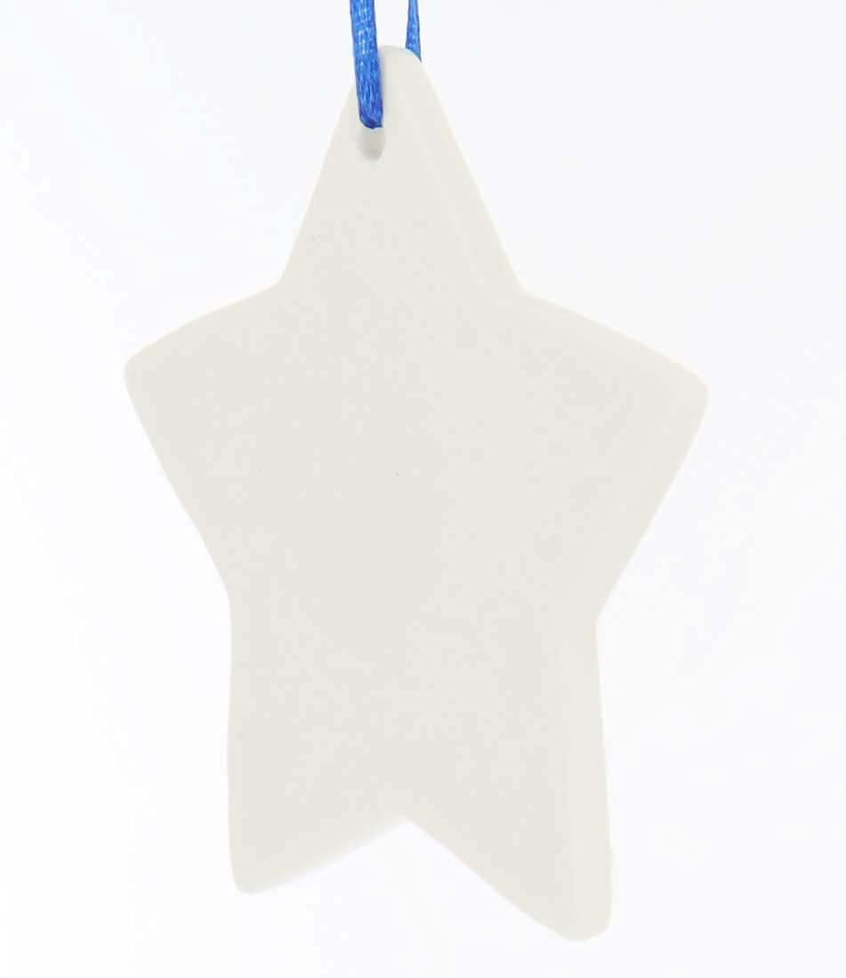Porcelain Delft Blue Heart Tree Star Ornaments - 3 Pack Assorted by Kurt Adler