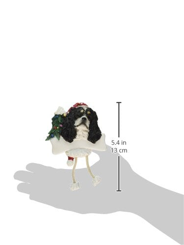 Personalized King Charles Dog Ornament with Dangling Legs Christmas Decor