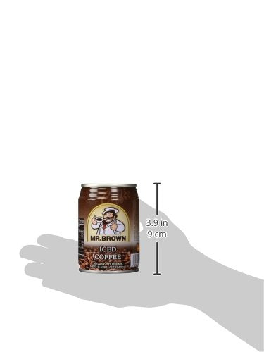 Mr. Brown Iced Coffee 8.12oz Pack of 24 - Ready-to-Drink Cold Brew Coffee