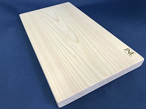 Hinoki Cypress Wood Cutting Board - Reversible 19.8" x 12" x 1" - No Joint, Solid Single Piece - Ideal for Kitchen & Serving