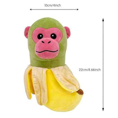 Italian Brainrot,Tung Tung Tung Sahur Plushies Toy 13inch for Fans Gift, Soft Stuffed Animal Pillow for Home Kids' Bedroom Decor, Birthday Christmas Choice for Boys Girls(Banana Monkey)