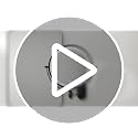 VPU 8 Inch Wall Mounted Magnifying Makeup Mirror with Light - Black (30X/1X, Rechargeable, Dimmable, Dual-Sided)