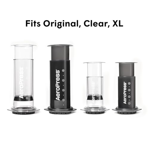 Black AeroPress Coffee Maker Organizer Stand - Space-Saving Kitchen & Coffee Station Storage