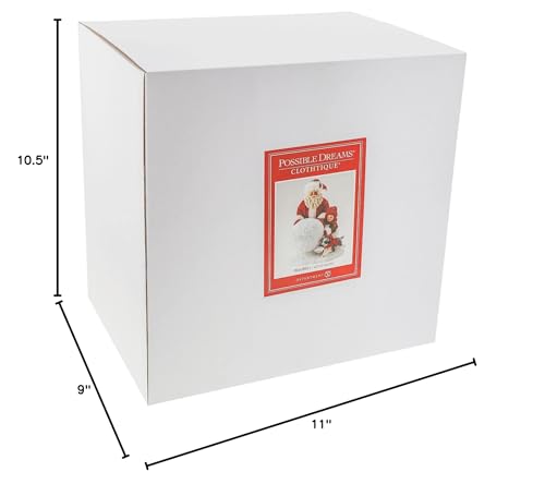 Department 56 Santa Let It Snow Figurine - Handcrafted Holiday Collectible, 10.5 Inch