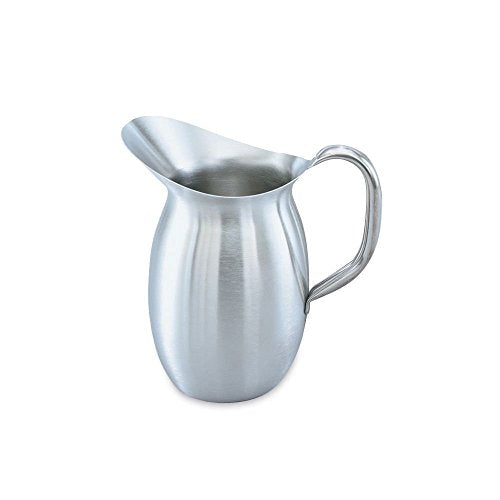 Vollrath Satin Finish S/S Hollow Handle Bell-Shaped 2 Qt Pitcher