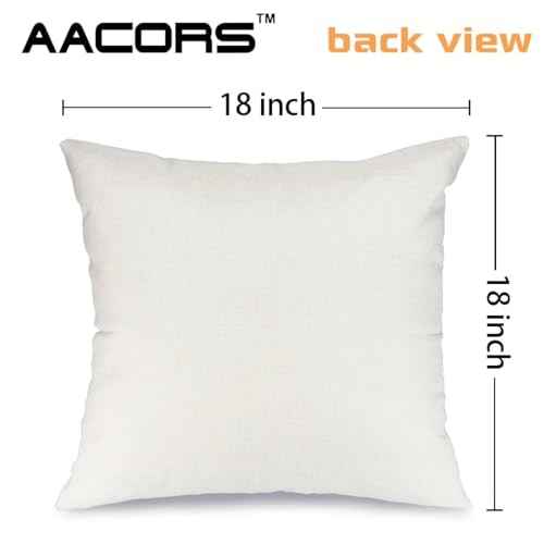 AACORS Christmas Pillow Cover 18X18 Inch Christmas Tree Snowflake Decoration Holiday Farmhouse Winter Pillow Case Decor for Home Sofa Couch (Green) AA223-18