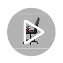 Techni Mobili Kids Racing Gaming Chair - Adjustable Desk Chair, Red
