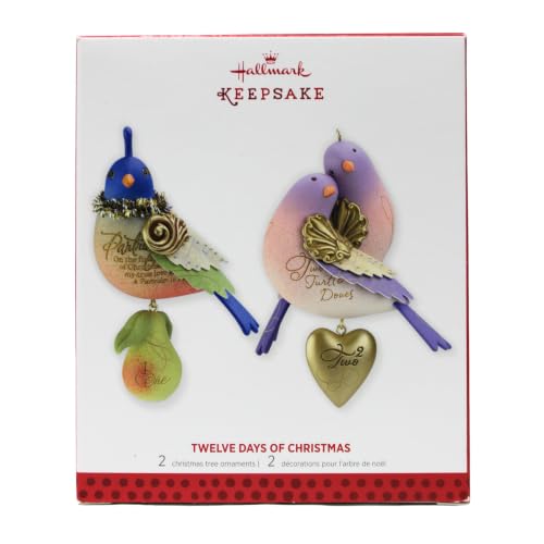 Hallmark 2013 Twelve Days of Christmas Ornament Set - Keepsake Holiday Decor