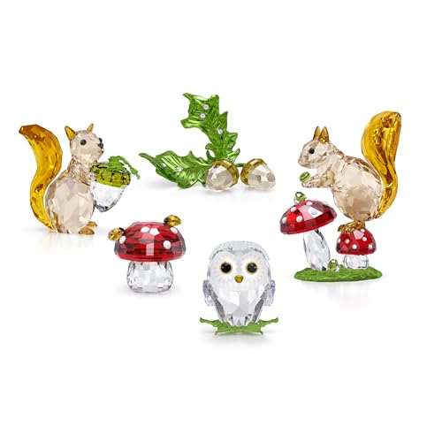 Baby Owl Crystal Figurine - Swarovski Idyllia Variation