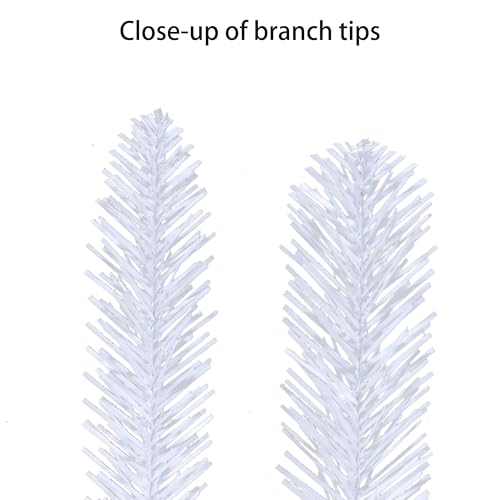 Puleo International 4.5' Flocked Fraser Fir Artificial Christmas Tree with 150 Clear Lights