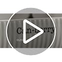 Mud Pie Can-Berry Ceramic Cranberry Serving Dish, Includes Spatula