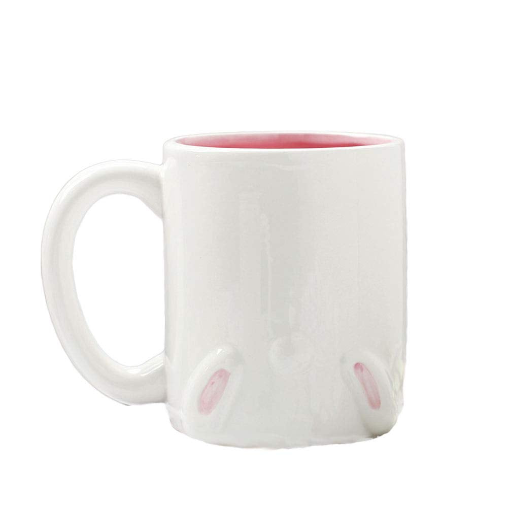 ZaH Easter Bunny Coffee Mug Easter Decoration Gift for Kids Boys Girls - Ceramic Mug Cup 12oz (Rabbit Pattern-2)
