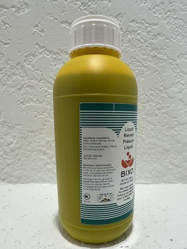 Liquid Rennet for Cheese Making 17 Fl Oz - Vegan, Non-GMO, Gluten-Free