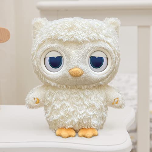 GUND Baby Sleepy Eyes Owl Bedtime Soother Plush Owl Stuffed Animal Night Light & Sound Machine for Baby Boys and Girls, 8”
