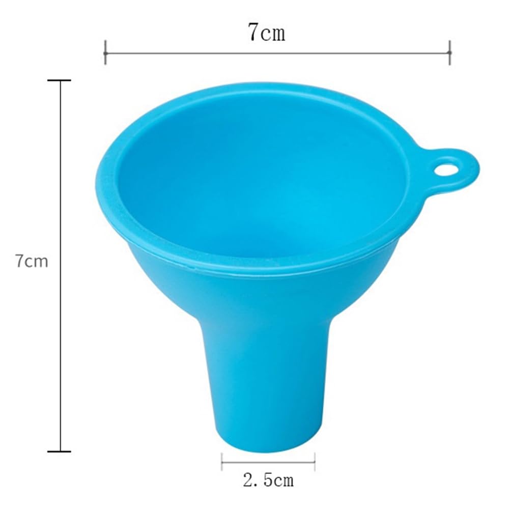 Skiennix Silicone Wide-Mouth Funnel - Multi-Function Kitchen Accessory for Easy Pouring | 8CM Size