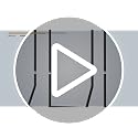 Golpart Over Washer Dryer Storage Shelf 19”D x 32”W x 72”H Black