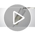 Clear 36PCS Ribbed Plastic Champagne Flutes for Weddings & Parties
