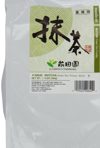 Maeda-En Matcha Powder Bulk, Green Tea - 1.1 LB Large Bag