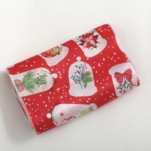Christmas Bell Satin Table Runner 11''x 108'' Christmas Decoration - iEventStar