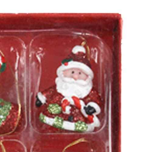 Kurt S. Adler 1.25-Inch Petite Treasures Miniature, 12 Piece Set Ornaments, Multi, Christmas