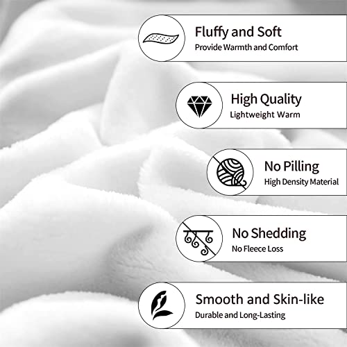 Erosebridal Nutcracker Blanket Throw 50x60 Inch, Retro Xmas Throw Blanket, Colorful Scandinavian Christmas Snowflakes Fleece Blanket, Black White Winter Flannel Blanket for Kids Teens