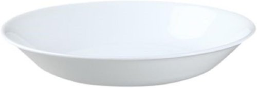 Corelle Livingware Pasta Bowl Set - 20 Ounce Winter Frost White | Set of 8 Durable Bowls