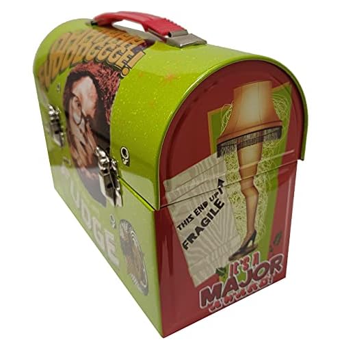 The Tin Box Company A Christmas Story Movie XL Workmans Tin Carry All, Green, 994517-XL