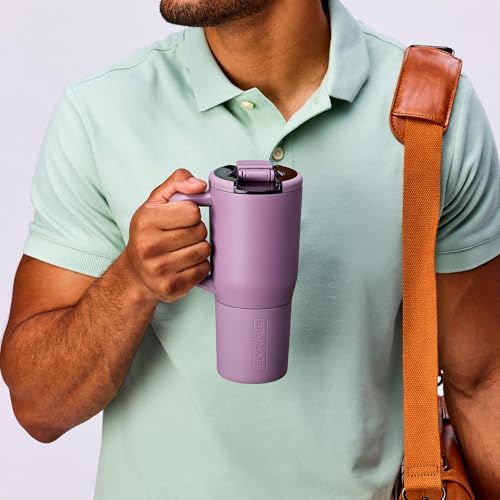BrüMate Müv 25oz Leak-Proof Insulated Coffee Mug Nightfall Blue with Handle